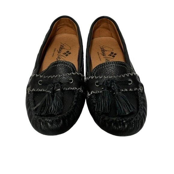 Patricia Nash Domenica Driving Mocs Loafers Black Leather Tassel Women's Sz 8.5 - Picture 7 of 13